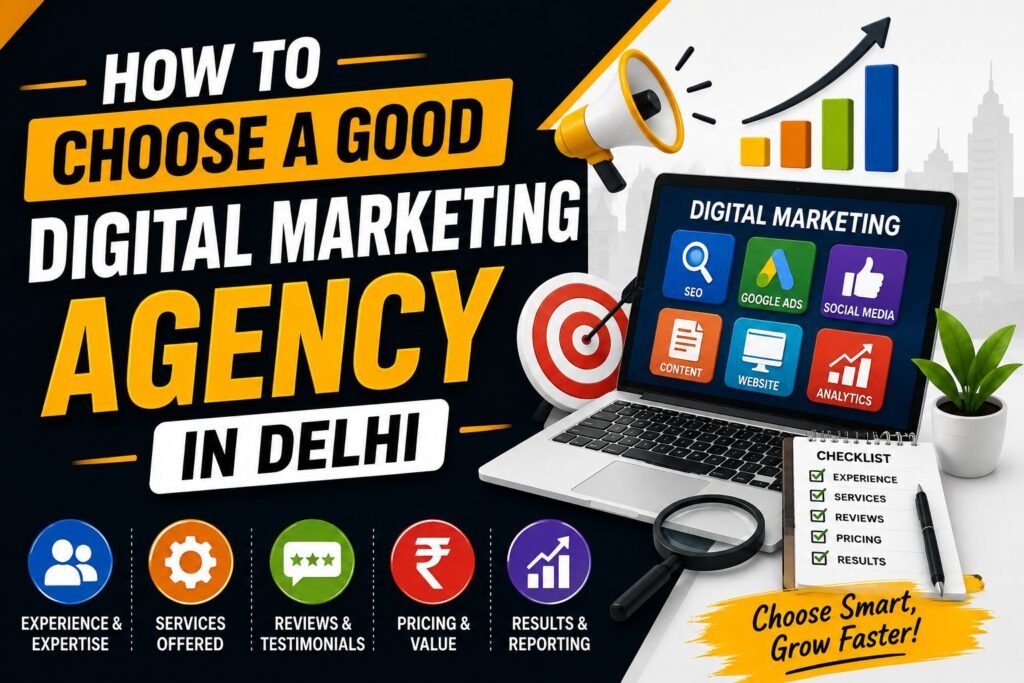 How to Choose a Good Digital Marketing Agency in Delhi